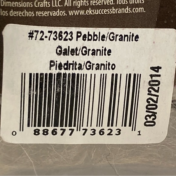 6 Dimensions FeltWorks 100% Wool Roving 0.25oz Pebble Granite Grey Crafts - Picture 6 of 16